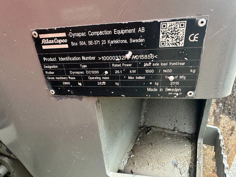 Οδοστρωτήρας Dynapac CC1200, CE, 1320 HOURS: φωτογραφία 13 Οδοστρωτήρας Dynapac CC1200, CE, 1320 HOURS: φωτογραφία 13