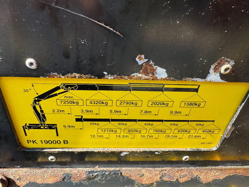 Φορτηγό με γερανό Ginaf M 3232 S 6X2 - EURO 2 + PALFINGER PK19000 + REMOTE + PALIFT HOOK: φωτογραφία 12
