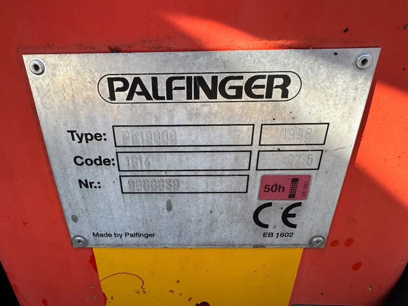 Φορτηγό με γερανό Ginaf M 3232 S 6X2 - EURO 2 + PALFINGER PK19000 + REMOTE + PALIFT HOOK: φωτογραφία 11