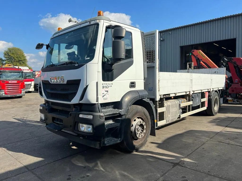 Iveco Stralis 310 PALFINGER PK14002 - MOTOR DEFECT - Φορτηγό με ανοιχτή καρότσα, Φορτηγό με γερανό: φωτογραφία 1 Iveco Stralis 310 PALFINGER PK14002 - MOTOR DEFECT - Φορτηγό με ανοιχτή καρότσα, Φορτηγό με γερανό: φωτογραφία 1