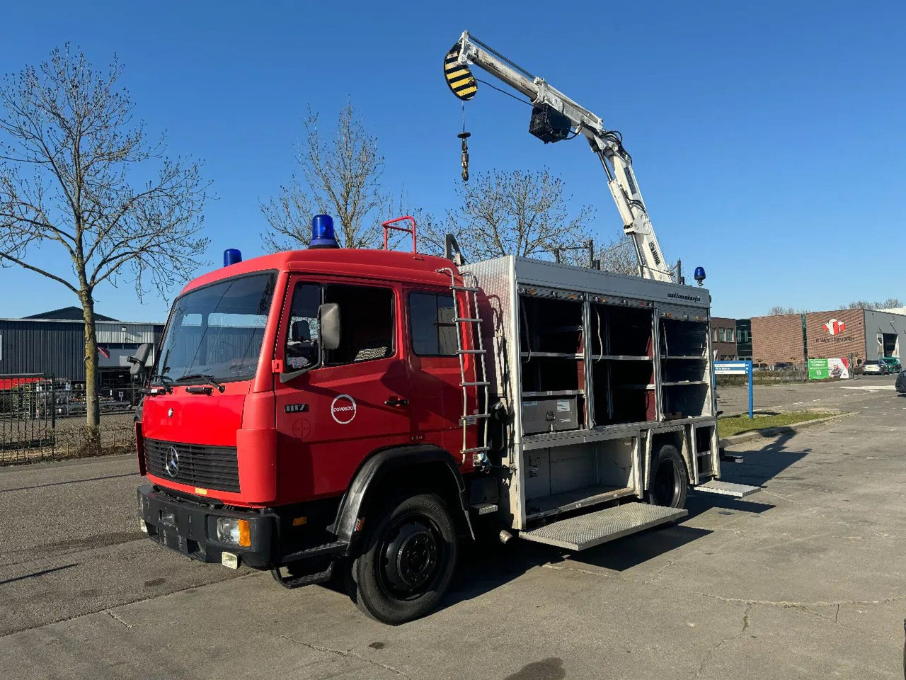 Mercedes-Benz 1117 4X2 FIRE TRUCK HIAB 050A ONLY 105787 KM - Φορτηγό, Φορτηγό με γερανό: φωτογραφία 1 Mercedes-Benz 1117 4X2 FIRE TRUCK HIAB 050A ONLY 105787 KM - Φορτηγό, Φορτηγό με γερανό: φωτογραφία 1