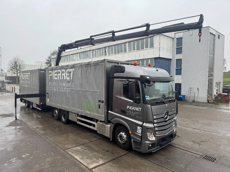 Mercedes-Benz Actros 2645 PALFINGER PK 19 + REMOTE CONTROL + ROYEN HANGER COMPLETE 2017! - Φορτηγό μουσαμάς, Φορτηγό με γερανό: φωτογραφία 3 Mercedes-Benz Actros 2645 PALFINGER PK 19 + REMOTE CONTROL + ROYEN HANGER COMPLETE 2017! - Φορτηγό μουσαμάς, Φορτηγό με γερανό: φωτογραφία 3