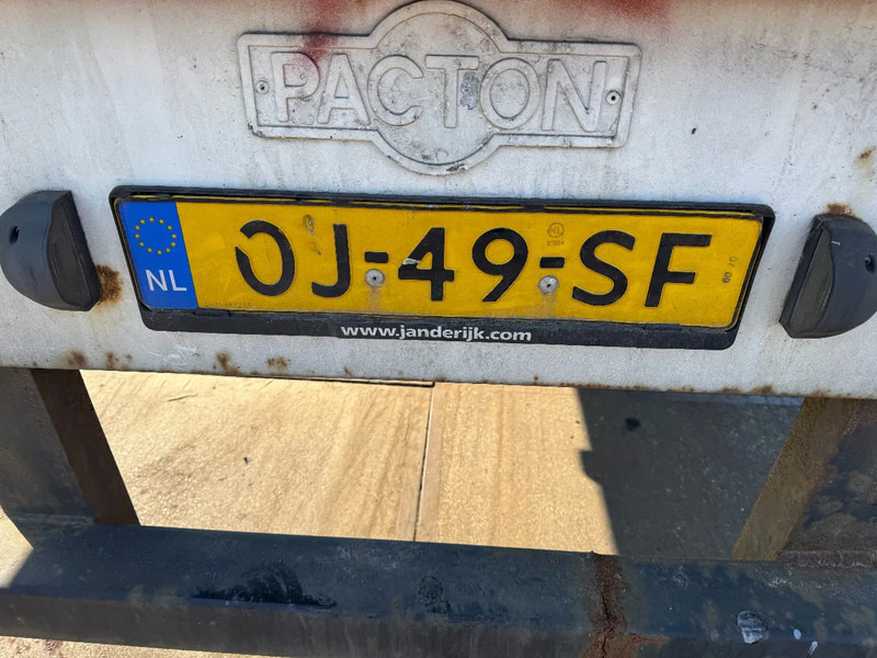 Επικαθήμενο κόφα Pacton TBD230 - 2 AXLE BPW: φωτογραφία 13 Επικαθήμενο κόφα Pacton TBD230 - 2 AXLE BPW: φωτογραφία 13