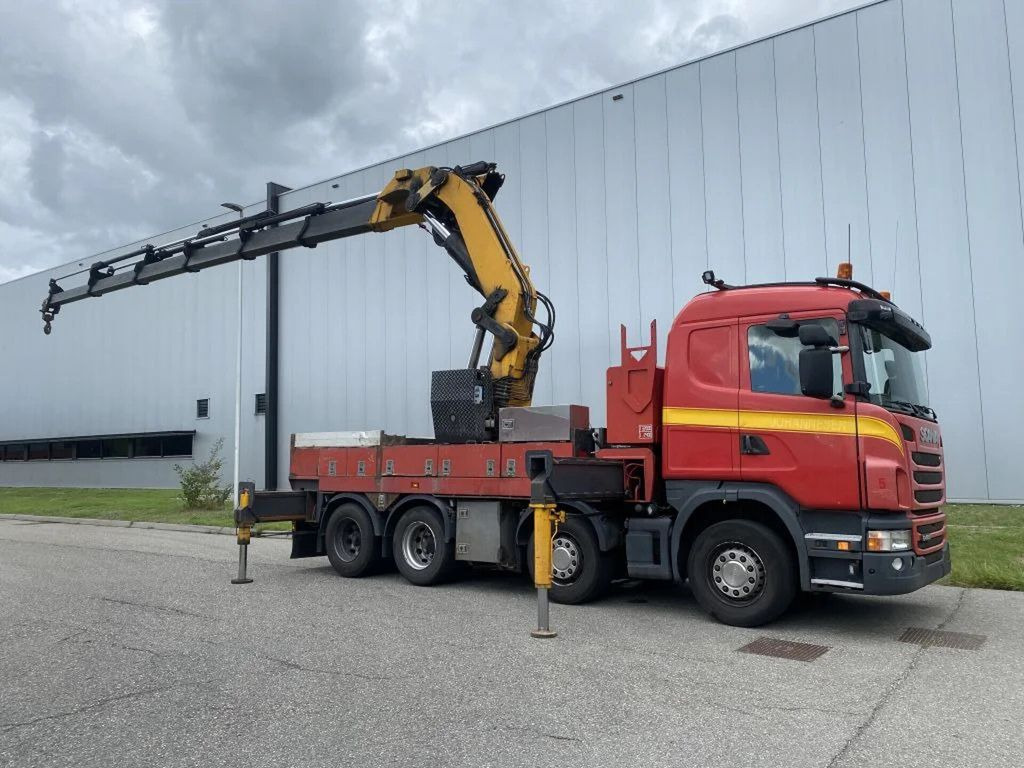 Scania G480 8X4 + EFFER 1250 6S + REMOTE + WINCH - 6+3 - Φορτηγό με γερανό: φωτογραφία 1 Scania G480 8X4 + EFFER 1250 6S + REMOTE + WINCH - 6+3 - Φορτηγό με γερανό: φωτογραφία 1