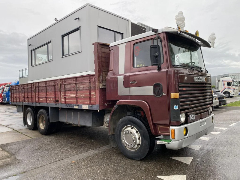 Scania LB141 V8 141 V8 - 6X2 - BOX 7,35 METER - Φορτηγό με ανοιχτή καρότσα: φωτογραφία 3 Scania LB141 V8 141 V8 - 6X2 - BOX 7,35 METER - Φορτηγό με ανοιχτή καρότσα: φωτογραφία 3