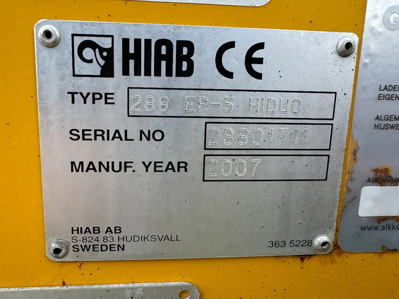 Scania P380 6X2 HIAB 288 + REMOTE CONTROL + PLATEAU - Τράκτορας: φωτογραφία 5 Scania P380 6X2 HIAB 288 + REMOTE CONTROL + PLATEAU - Τράκτορας: φωτογραφία 5