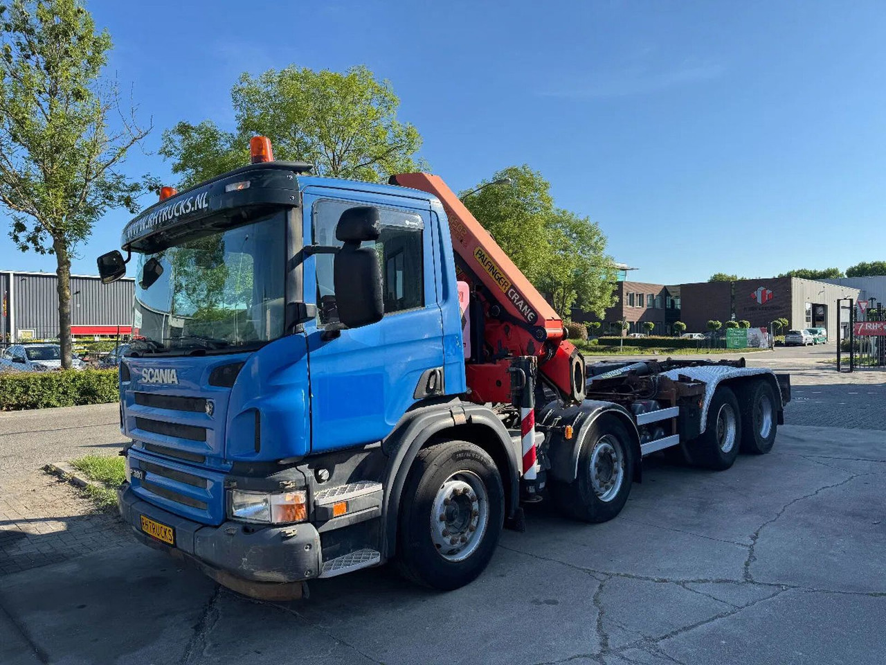 Scania P380 8X4 PALFINGER HOOK + PALFINGER PK16502 + RE - Φορτηγό με γερανό: φωτογραφία 3 Scania P380 8X4 PALFINGER HOOK + PALFINGER PK16502 + RE - Φορτηγό με γερανό: φωτογραφία 3