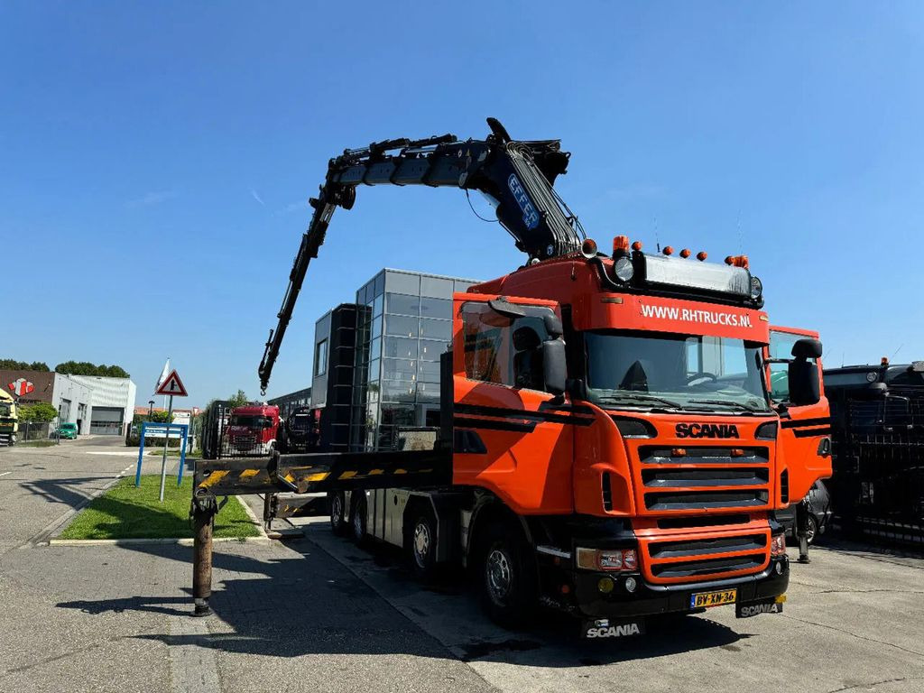 Scania R560 V8 8X2 + EFFER CRANE 1550 6S + FLYJIP 6XHYD - Φορτηγό με γερανό: φωτογραφία 3 Scania R560 V8 8X2 + EFFER CRANE 1550 6S + FLYJIP 6XHYD - Φορτηγό με γερανό: φωτογραφία 3