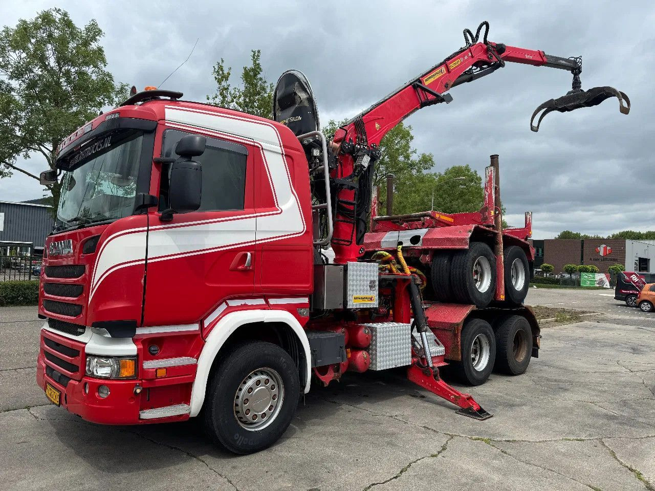 Scania R580 6X4 EPSILON S270L88 2 AXLE HANGER - Φορτηγό ξυλείας: φωτογραφία 3 Scania R580 6X4 EPSILON S270L88 2 AXLE HANGER - Φορτηγό ξυλείας: φωτογραφία 3