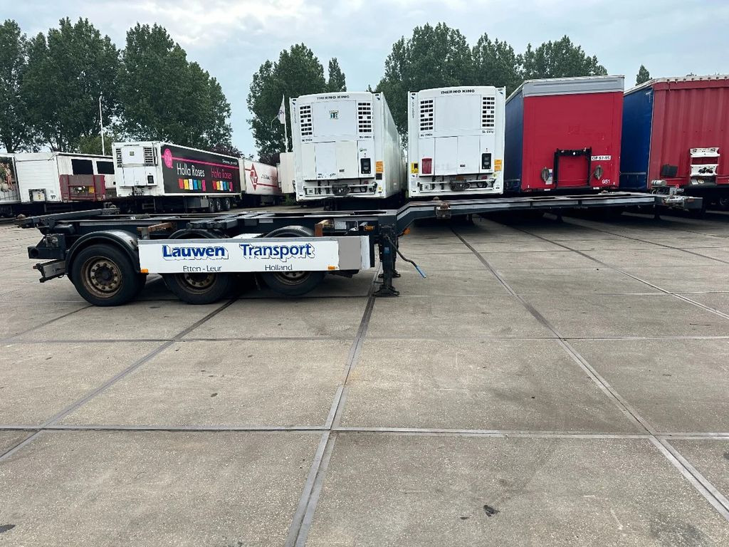 Tracon TRAILERS LZV MET SCHOTEL LIFT EN STUURAS - Επικαθήμενο μεταφοράς εμπορευματοκιβωτίων/ Κινητό αμάξωμα: φωτογραφία 1 Tracon TRAILERS LZV MET SCHOTEL LIFT EN STUURAS - Επικαθήμενο μεταφοράς εμπορευματοκιβωτίων/ Κινητό αμάξωμα: φωτογραφία 1