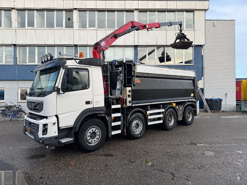 Volvo FMX 420 8X4 HMF 1643Z2 + REMOTE CONTROL + HYVA KIPPER - Φορτηγό με γερανό: φωτογραφία 5 Volvo FMX 420 8X4 HMF 1643Z2 + REMOTE CONTROL + HYVA KIPPER - Φορτηγό με γερανό: φωτογραφία 5