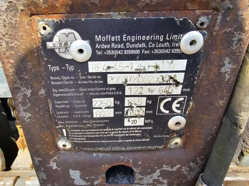 Περονοφόρο όχημα Moffett M4 20.3 RE4-45-1350-1000: φωτογραφία 12
