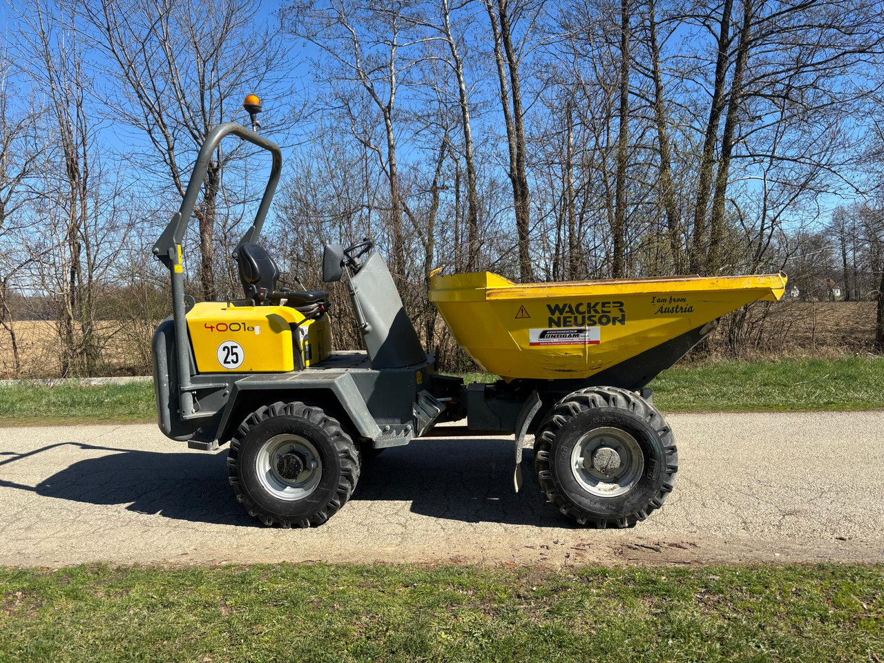 WACKER Neuson 4001 - Ανατρεπόμενο όχημα: φωτογραφία 2 WACKER Neuson 4001 - Ανατρεπόμενο όχημα: φωτογραφία 2