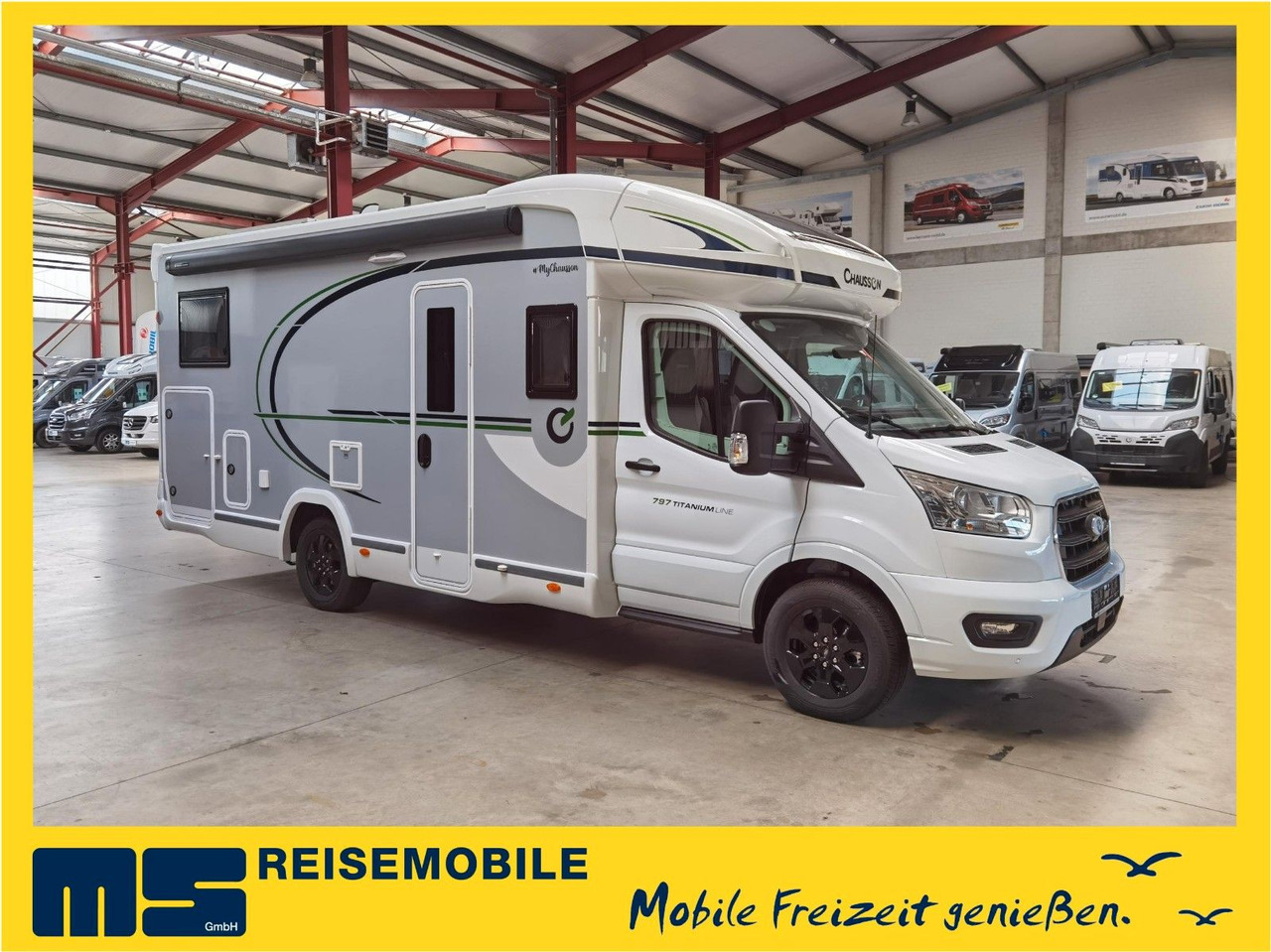 Chausson 797 TITANIUM / - 2026 - / 4.1T. / EINZELBETTEN - Ημιενιαίο αυτοκινούμενο: φωτογραφία 1 Chausson 797 TITANIUM / - 2026 - / 4.1T. / EINZELBETTEN - Ημιενιαίο αυτοκινούμενο: φωτογραφία 1