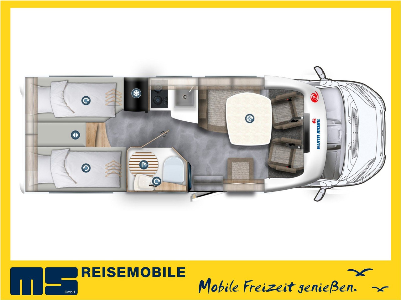 Eura Mobil PROFILA T 695 EB / MODELL 2026 / EINZELBETTEN - Ημιενιαίο αυτοκινούμενο: φωτογραφία 2 Eura Mobil PROFILA T 695 EB / MODELL 2026 / EINZELBETTEN - Ημιενιαίο αυτοκινούμενο: φωτογραφία 2