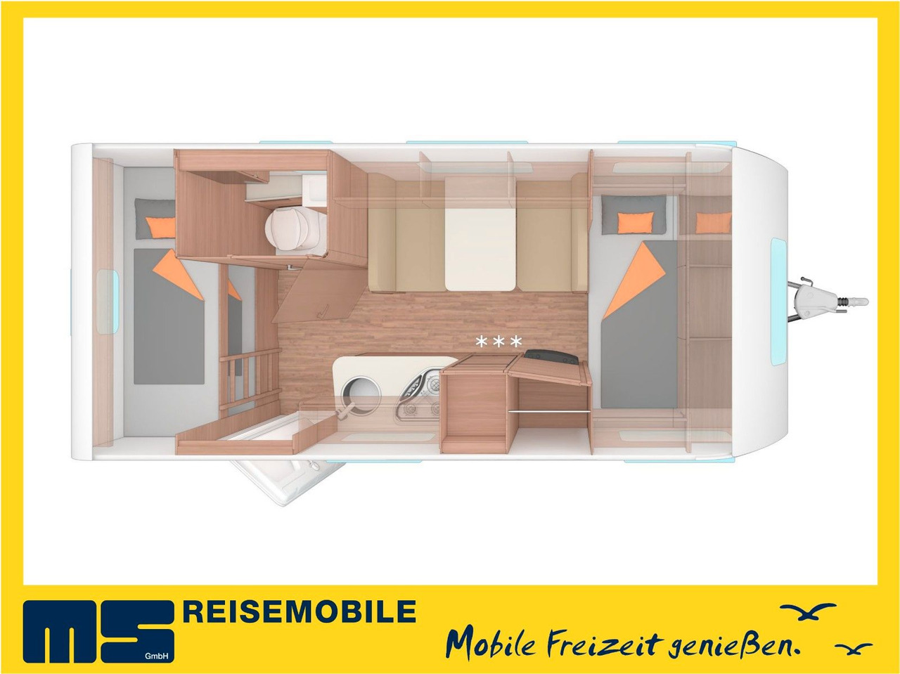 Weinsberg CARAONE 480 QDK /- 2026-/ ADVANCED & SMART PAKET - Ρυμουλκούμενο τροχόσπιτο: φωτογραφία 2 Weinsberg CARAONE 480 QDK /- 2026-/ ADVANCED & SMART PAKET - Ρυμουλκούμενο τροχόσπιτο: φωτογραφία 2