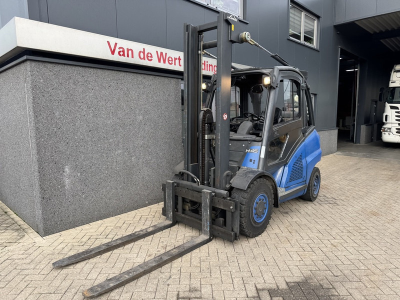 Linde H45T Duplo 400 Freelift / Sideshift / 4e Functie LPG 2005 - Υγραεριοκίνητο περονοφόρο: φωτογραφία 3 Linde H45T Duplo 400 Freelift / Sideshift / 4e Functie LPG 2005 - Υγραεριοκίνητο περονοφόρο: φωτογραφία 3
