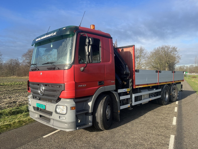 Mercedes-Benz ACTROS 2832 - MKG HKL140 - automaat - EURO5 -lift/stuur as - 600dkm - 2006 - Φορτηγό με ανοιχτή καρότσα, Φορτηγό με γερανό: φωτογραφία 3 Mercedes-Benz ACTROS 2832 - MKG HKL140 - automaat - EURO5 -lift/stuur as - 600dkm - 2006 - Φορτηγό με ανοιχτή καρότσα, Φορτηγό με γερανό: φωτογραφία 3