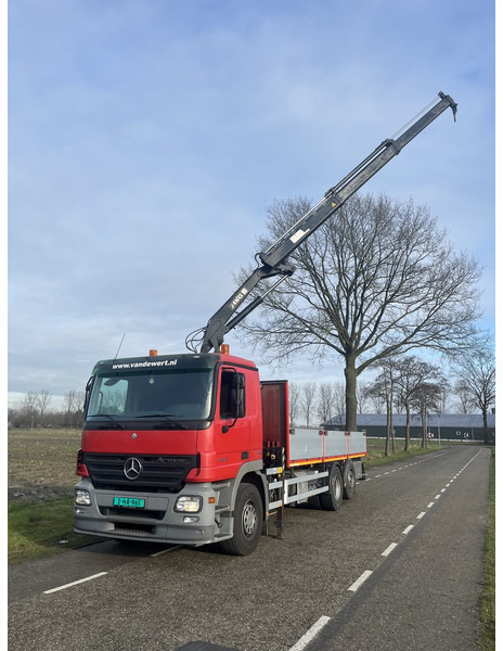 Mercedes-Benz ACTROS 2832 - MKG HKL140 - automaat - EURO5 -lift/stuur as - 600dkm - 2006 - Φορτηγό με ανοιχτή καρότσα, Φορτηγό με γερανό: φωτογραφία 2 Mercedes-Benz ACTROS 2832 - MKG HKL140 - automaat - EURO5 -lift/stuur as - 600dkm - 2006 - Φορτηγό με ανοιχτή καρότσα, Φορτηγό με γερανό: φωτογραφία 2