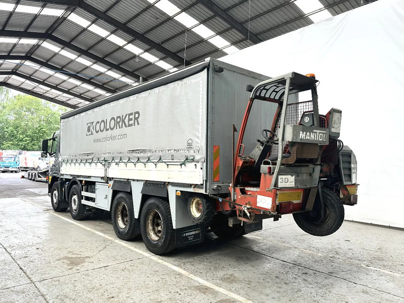 Volvo FM 400 8x4 with MANITOU 3D Lift - Φορτηγό μουσαμάς, Φορτηγό με γερανό: φωτογραφία 3 Volvo FM 400 8x4 with MANITOU 3D Lift - Φορτηγό μουσαμάς, Φορτηγό με γερανό: φωτογραφία 3