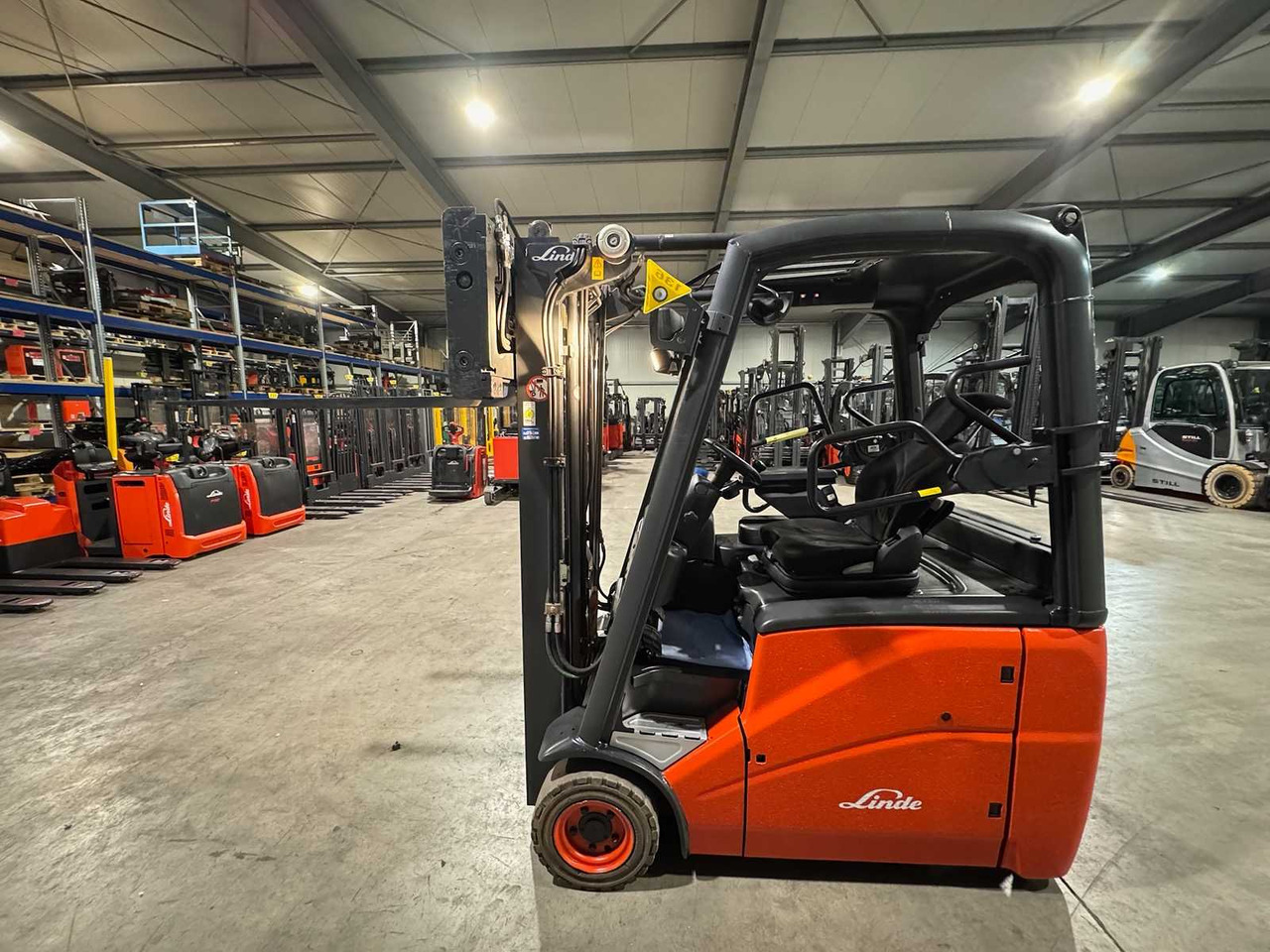 05/2024 SERVICE + UVV 12/2026 LINDE E16H 1.600KG 3.+4. VALVE FORK ADJUSTER DUPLEX FREE LIFT ELECTRIC FORKLIFT 7.089 HOURS - Περονοφόρο όχημα: φωτογραφία 1 05/2024 SERVICE + UVV 12/2026 LINDE E16H 1.600KG 3.+4. VALVE FORK ADJUSTER DUPLEX FREE LIFT ELECTRIC FORKLIFT 7.089 HOURS - Περονοφόρο όχημα: φωτογραφία 1