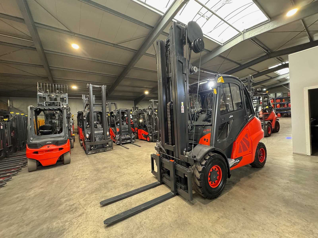 2015 SERVICE + UVV 10/2026 LINDE H50D TRIPLEX 666CM 3RD+4TH+5TH VALVE CAB DIESEL FORKLIFT - Περονοφόρο όχημα: φωτογραφία 4 2015 SERVICE + UVV 10/2026 LINDE H50D TRIPLEX 666CM 3RD+4TH+5TH VALVE CAB DIESEL FORKLIFT - Περονοφόρο όχημα: φωτογραφία 4