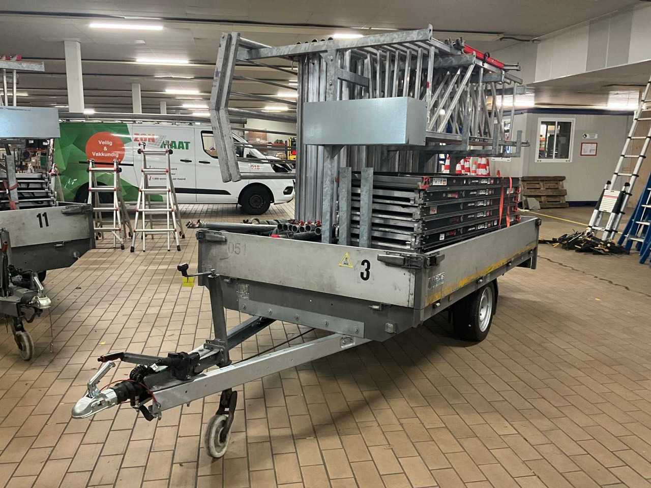 2020 EDUARD P3 SCAFFOLDING TRAILER, 98-WX-TF - Τρέιλερ: φωτογραφία 1 2020 EDUARD P3 SCAFFOLDING TRAILER, 98-WX-TF - Τρέιλερ: φωτογραφία 1