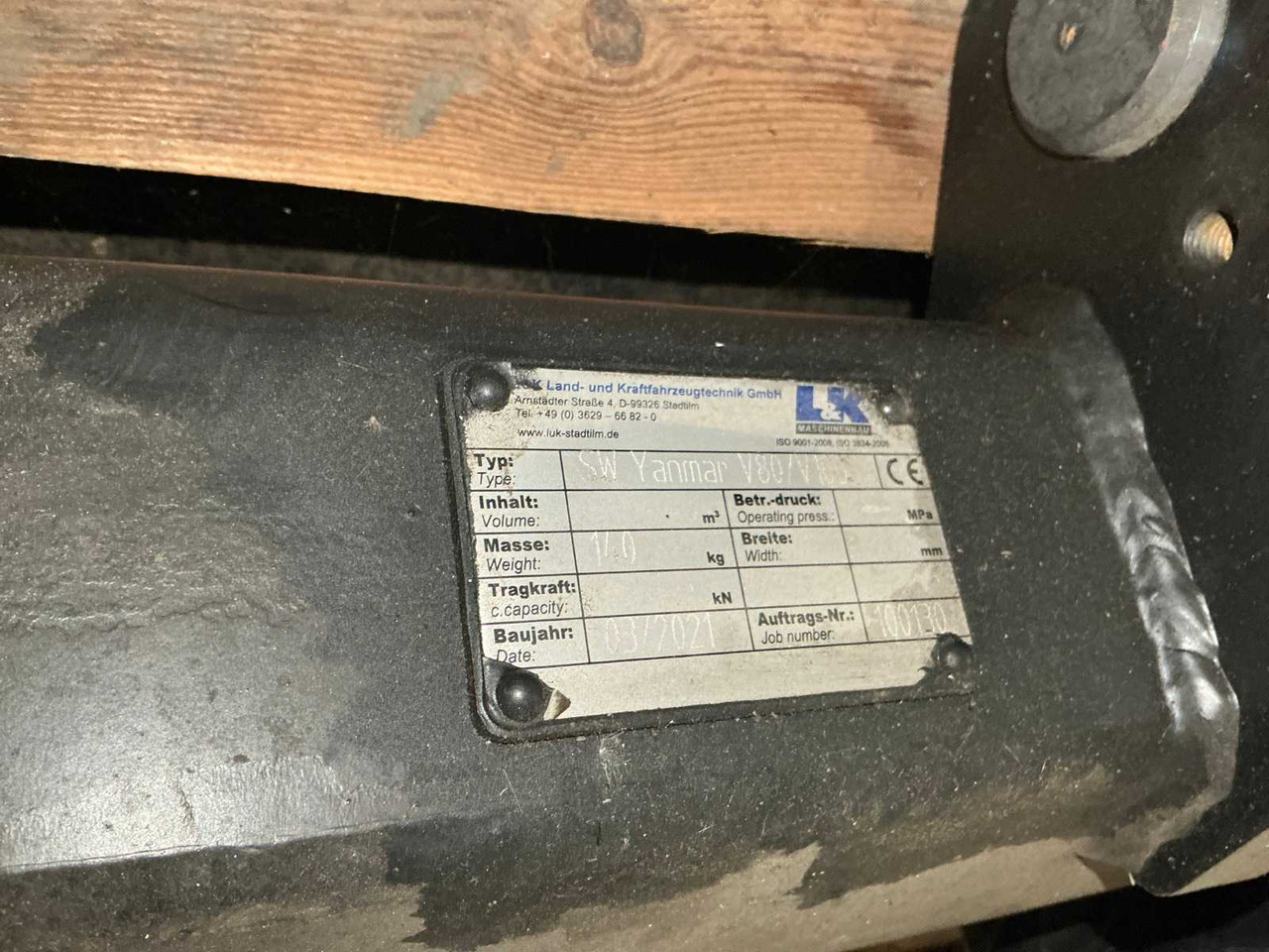 2021 L&K V80/V100 QUICK COUPLER, HYDR. - Ελαστιχοφόρος φορτωτής: φωτογραφία 4 2021 L&K V80/V100 QUICK COUPLER, HYDR. - Ελαστιχοφόρος φορτωτής: φωτογραφία 4