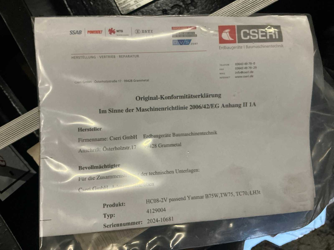 2024 YANMAR HCSW08-2V QUICK COUPLER, HYDR. - Ελαστιχοφόρος φορτωτής: φωτογραφία 5 2024 YANMAR HCSW08-2V QUICK COUPLER, HYDR. - Ελαστιχοφόρος φορτωτής: φωτογραφία 5