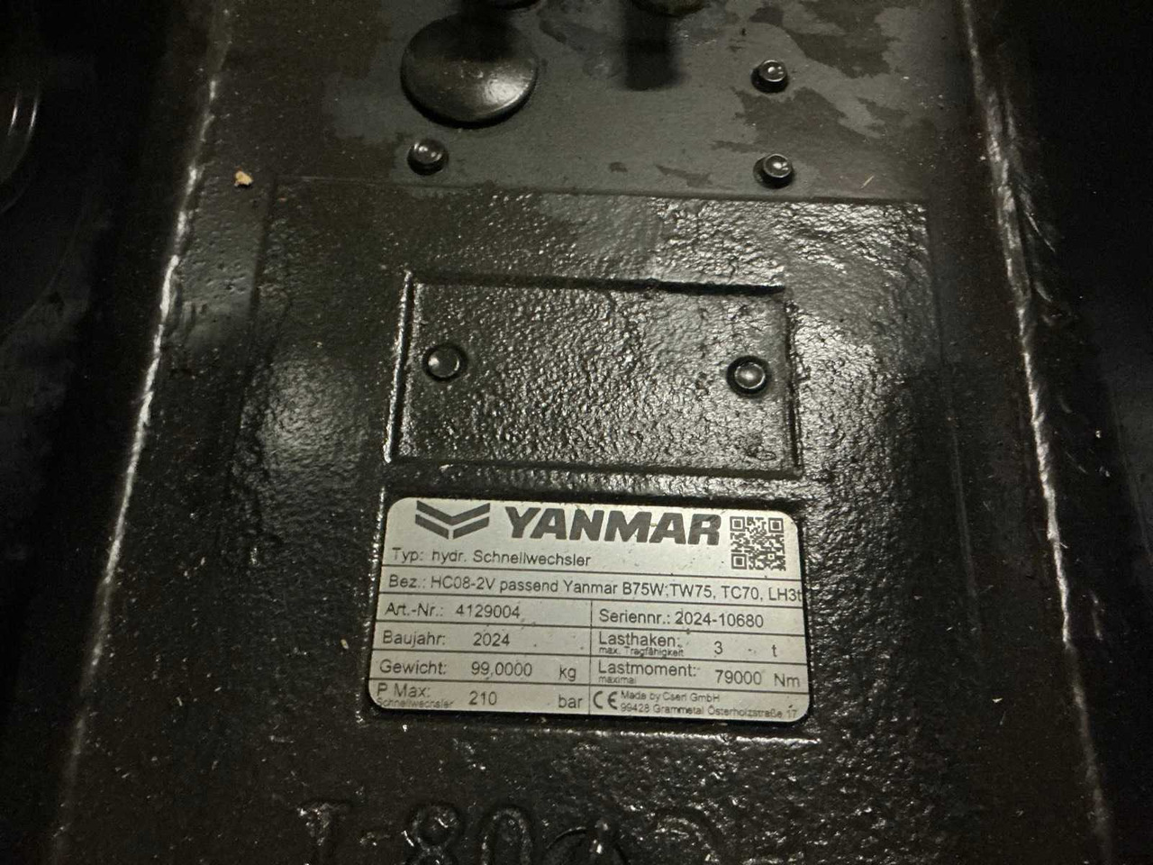 2024 YANMAR HCSW08-2V QUICK COUPLER, HYDR. - Ελαστιχοφόρος φορτωτής: φωτογραφία 3 2024 YANMAR HCSW08-2V QUICK COUPLER, HYDR. - Ελαστιχοφόρος φορτωτής: φωτογραφία 3
