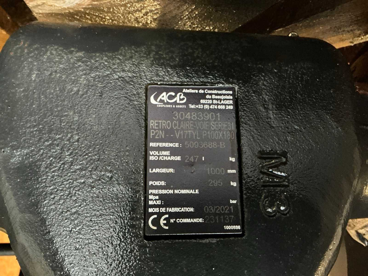 ACB - 2021 - SCREENING BUCKET 1000MM 247L B75W B95W - Ελαστιχοφόρος φορτωτής: φωτογραφία 5 ACB - 2021 - SCREENING BUCKET 1000MM 247L B75W B95W - Ελαστιχοφόρος φορτωτής: φωτογραφία 5