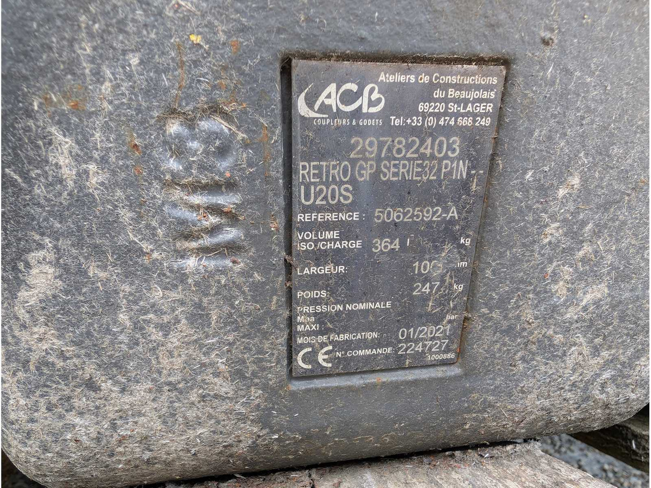 ACB (COUPLEURS & GODETS) - 2021 - LOW SPOON 1000MM - MODULE 3 - 364 LITRES - Ελαστιχοφόρος φορτωτής: φωτογραφία 2 ACB (COUPLEURS & GODETS) - 2021 - LOW SPOON 1000MM - MODULE 3 - 364 LITRES - Ελαστιχοφόρος φορτωτής: φωτογραφία 2