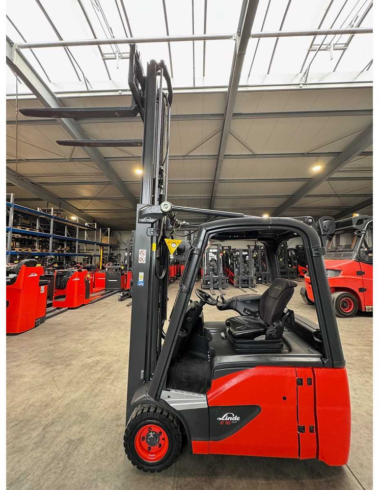 BATTERY 2021 SERVICE + UVV 07/26 LINDE E16 EVO 1,600KG DUPLEX FREE LIFT ELECTRIC FORKLIFT - Περονοφόρο όχημα: φωτογραφία 3 BATTERY 2021 SERVICE + UVV 07/26 LINDE E16 EVO 1,600KG DUPLEX FREE LIFT ELECTRIC FORKLIFT - Περονοφόρο όχημα: φωτογραφία 3