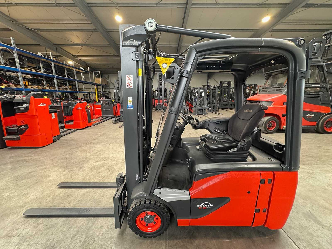 BATTERY 2021 SERVICE + UVV 07/26 LINDE E16 EVO 1,600KG DUPLEX FREE LIFT ELECTRIC FORKLIFT - Περονοφόρο όχημα: φωτογραφία 1 BATTERY 2021 SERVICE + UVV 07/26 LINDE E16 EVO 1,600KG DUPLEX FREE LIFT ELECTRIC FORKLIFT - Περονοφόρο όχημα: φωτογραφία 1