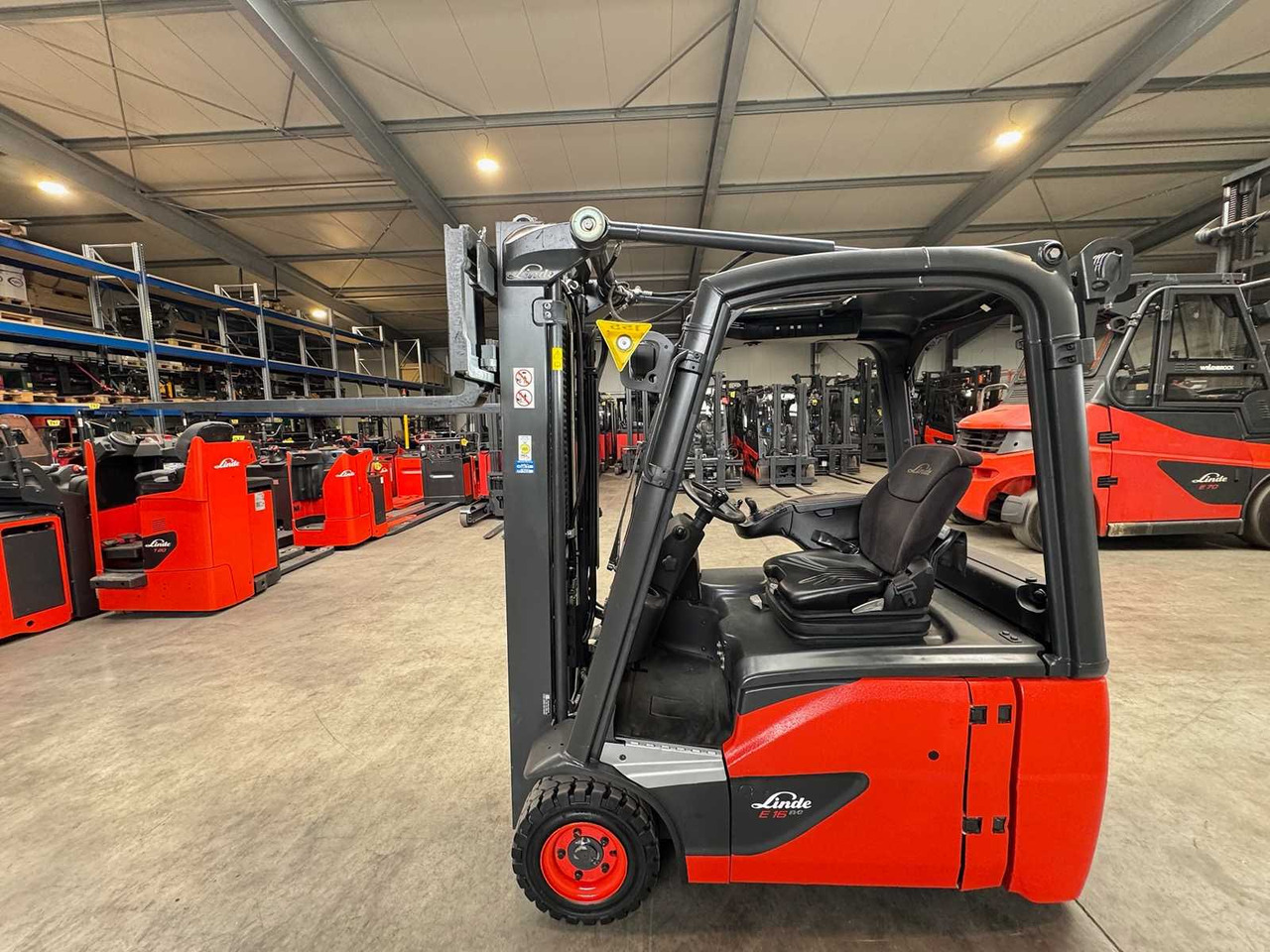 BATTERY 2021 SERVICE + UVV 07/26 LINDE E16 EVO 1,600KG DUPLEX FREE LIFT ELECTRIC FORKLIFT - Περονοφόρο όχημα: φωτογραφία 2 BATTERY 2021 SERVICE + UVV 07/26 LINDE E16 EVO 1,600KG DUPLEX FREE LIFT ELECTRIC FORKLIFT - Περονοφόρο όχημα: φωτογραφία 2