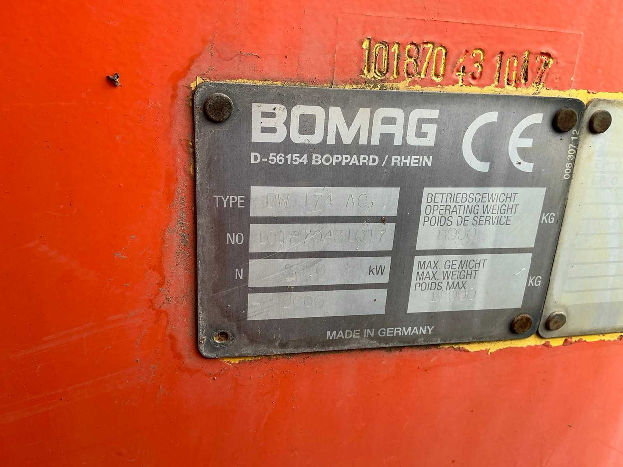 Οδοστρωτήρες Bomag BW 174 AC: φωτογραφία 13