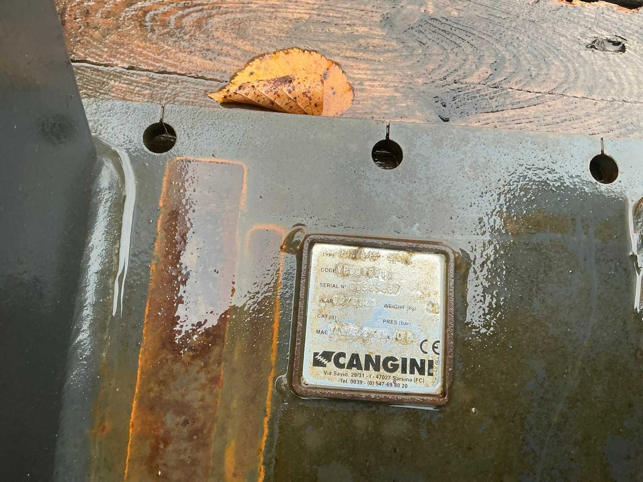 CANGINI - 2021 - ADAPTER PLATE WITH BOLT MOUNT - Ελαστιχοφόρος φορτωτής: φωτογραφία 3 CANGINI - 2021 - ADAPTER PLATE WITH BOLT MOUNT - Ελαστιχοφόρος φορτωτής: φωτογραφία 3