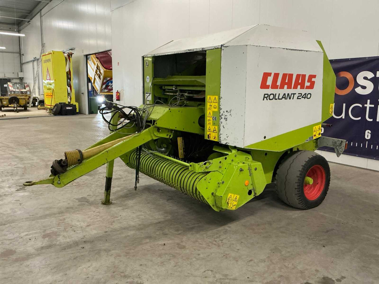 Claas Rolland 240 - Χορτοδετική μηχανή στρόγγυλης μπάλας: φωτογραφία 1 Claas Rolland 240 - Χορτοδετική μηχανή στρόγγυλης μπάλας: φωτογραφία 1
