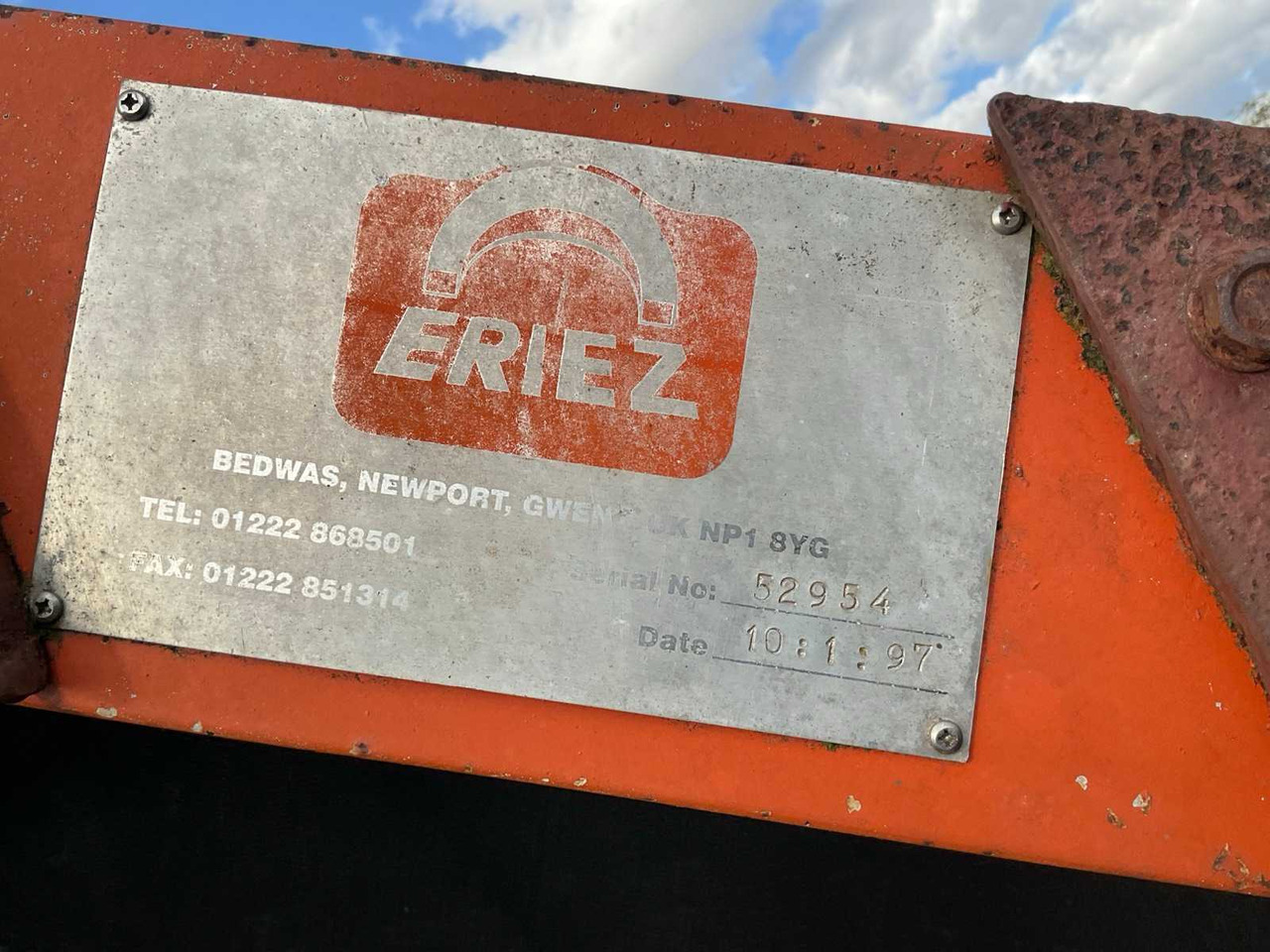 Eriez Magnetics  - Μεταφορικός ιμάντας: φωτογραφία 5 Eriez Magnetics  - Μεταφορικός ιμάντας: φωτογραφία 5