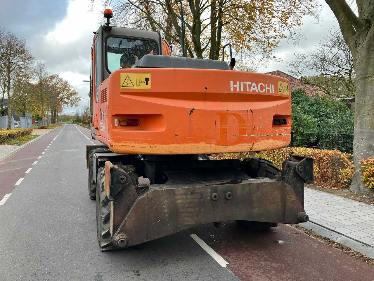 HITACHI - 2008 - ZX130W - WHEELED EXCAVATOR - Τροχοφόρος εκσκαφέας: φωτογραφία 4 HITACHI - 2008 - ZX130W - WHEELED EXCAVATOR - Τροχοφόρος εκσκαφέας: φωτογραφία 4