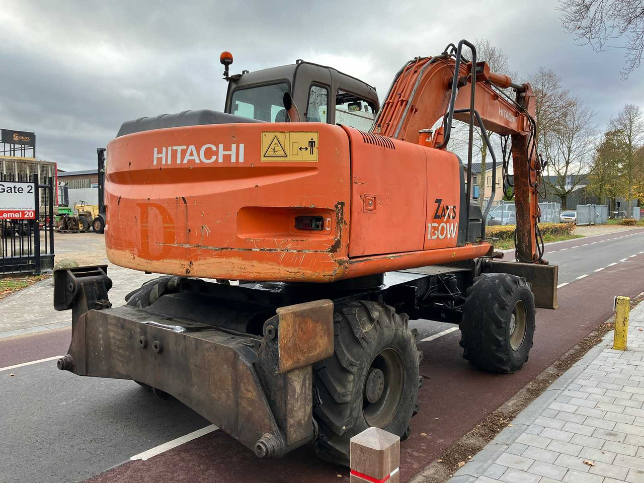 HITACHI - 2008 - ZX130W - WHEELED EXCAVATOR - Τροχοφόρος εκσκαφέας: φωτογραφία 5 HITACHI - 2008 - ZX130W - WHEELED EXCAVATOR - Τροχοφόρος εκσκαφέας: φωτογραφία 5