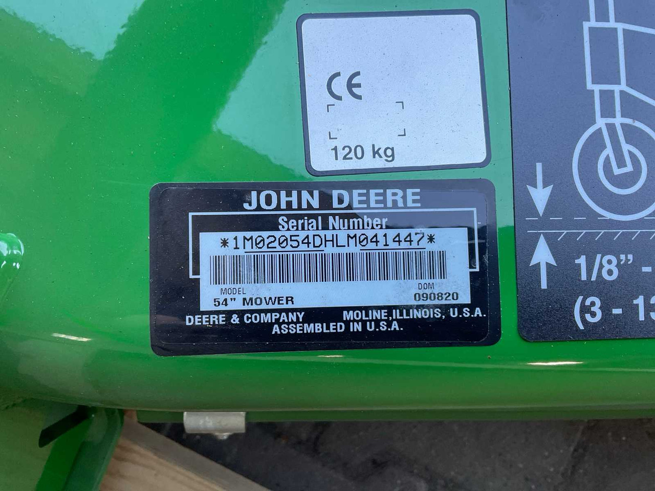 John Deere 54” - Καταστροφέας: φωτογραφία 3 John Deere 54” - Καταστροφέας: φωτογραφία 3