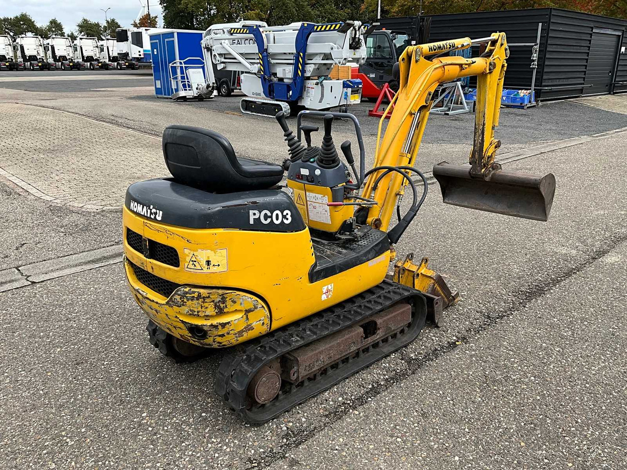 Komatsu PC03 - Μίνι εκσκαφέας: φωτογραφία 5 Komatsu PC03 - Μίνι εκσκαφέας: φωτογραφία 5