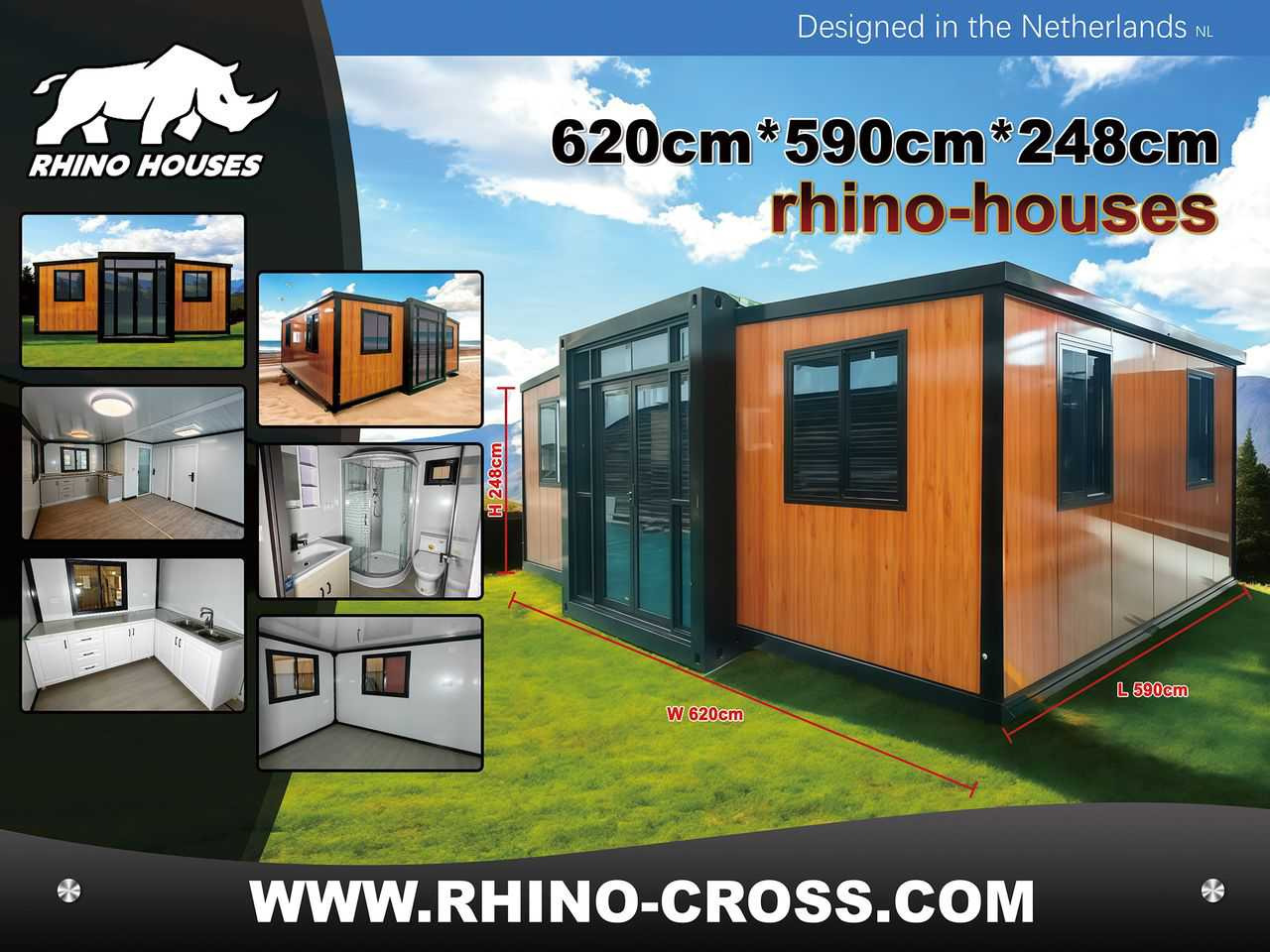 Rhino Houses 36,5 m2 - Σπίτι εμπορευματοκιβωτία: φωτογραφία 2 Rhino Houses 36,5 m2 - Σπίτι εμπορευματοκιβωτία: φωτογραφία 2