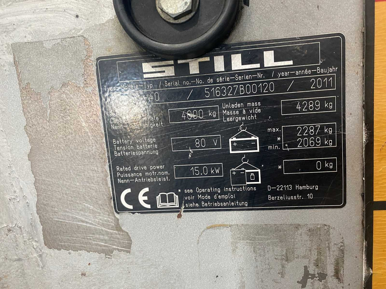 STILL - 2011 - RX60-40 - FORKLIFT TRUCK - Περονοφόρο όχημα: φωτογραφία 5 STILL - 2011 - RX60-40 - FORKLIFT TRUCK - Περονοφόρο όχημα: φωτογραφία 5