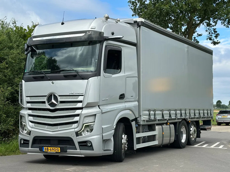 Mercedes-Benz Actros ACTROS 2545LL EURO6. 2021. Schuifzeil Bakwagen met Laadklep. - Φορτηγό μουσαμάς: φωτογραφία 1 Mercedes-Benz Actros ACTROS 2545LL EURO6. 2021. Schuifzeil Bakwagen met Laadklep. - Φορτηγό μουσαμάς: φωτογραφία 1