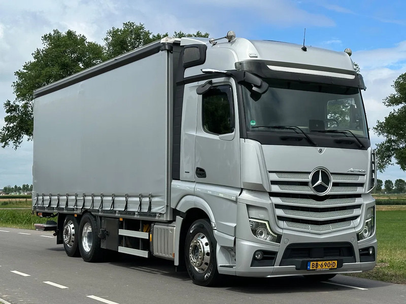 Mercedes-Benz Actros ACTROS 2545LL EURO6. 2021. Schuifzeil Bakwagen met Laadklep. - Φορτηγό μουσαμάς: φωτογραφία 2 Mercedes-Benz Actros ACTROS 2545LL EURO6. 2021. Schuifzeil Bakwagen met Laadklep. - Φορτηγό μουσαμάς: φωτογραφία 2