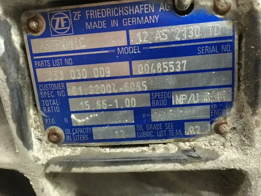 MAN Versnellingsbak 12AS 2130 TD - Κιβώτιο ταχυτήτων και ανταλλακτικά για Φορτηγό: φωτογραφία 5 MAN Versnellingsbak 12AS 2130 TD - Κιβώτιο ταχυτήτων και ανταλλακτικά για Φορτηγό: φωτογραφία 5