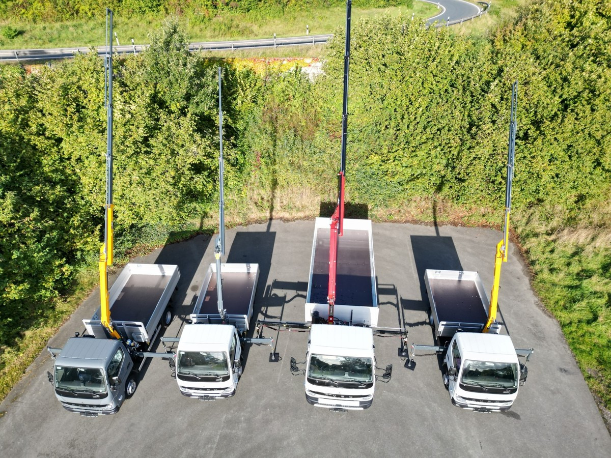 Νέα Μικρό φορτηγό με καρότσα FUSO 3S15 Alu Pritsche 2.80m Ladekran Bohrgerät: φωτογραφία 14