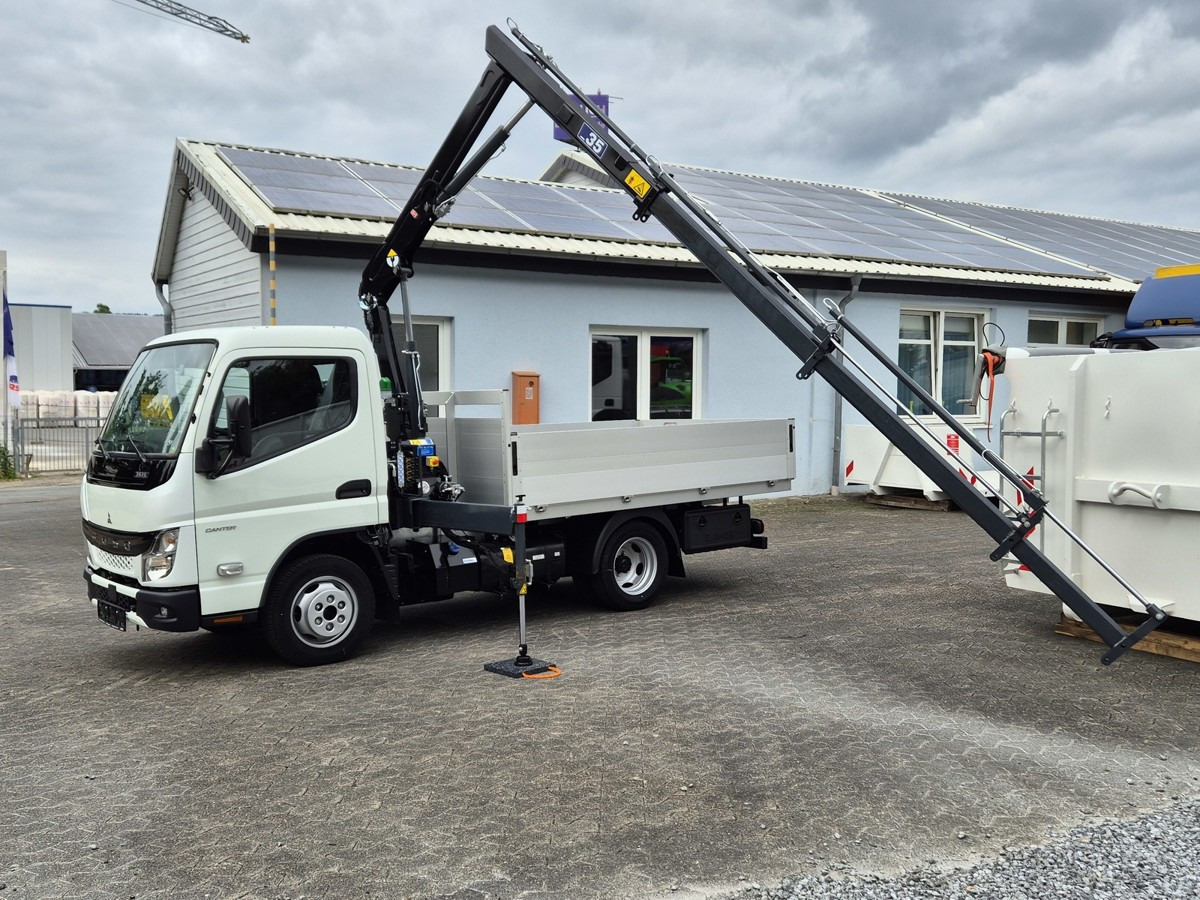 FUSO 3S15 Alu Pritsche 2.80m Ladekran - Μικρό φορτηγό με καρότσα: φωτογραφία 1 FUSO 3S15 Alu Pritsche 2.80m Ladekran - Μικρό φορτηγό με καρότσα: φωτογραφία 1